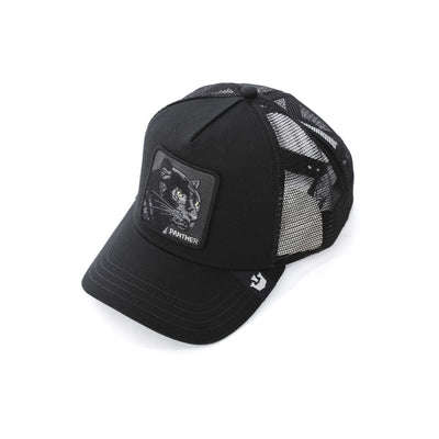 Goorin Bros The Black Panther Trucker Cap in Black Angle