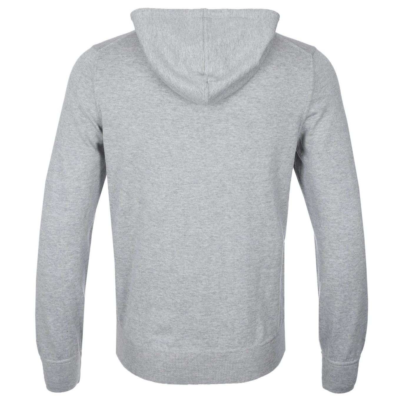 Gran Sasso Pullover Hoody Knitwear in Grey Back