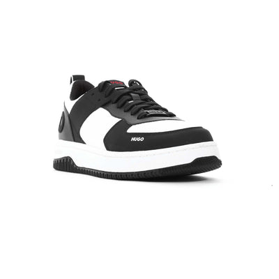 HUGO Killian Tenn pume Trainer in Black & White Toe