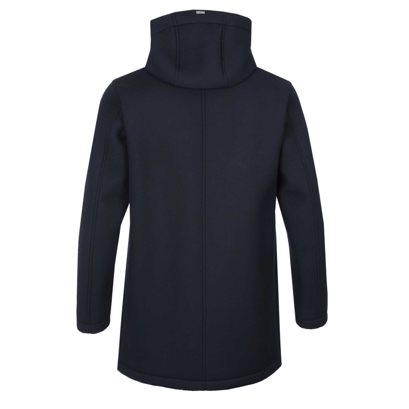 Herno Giacca Lunga In Scuba Jacket in Navy Back