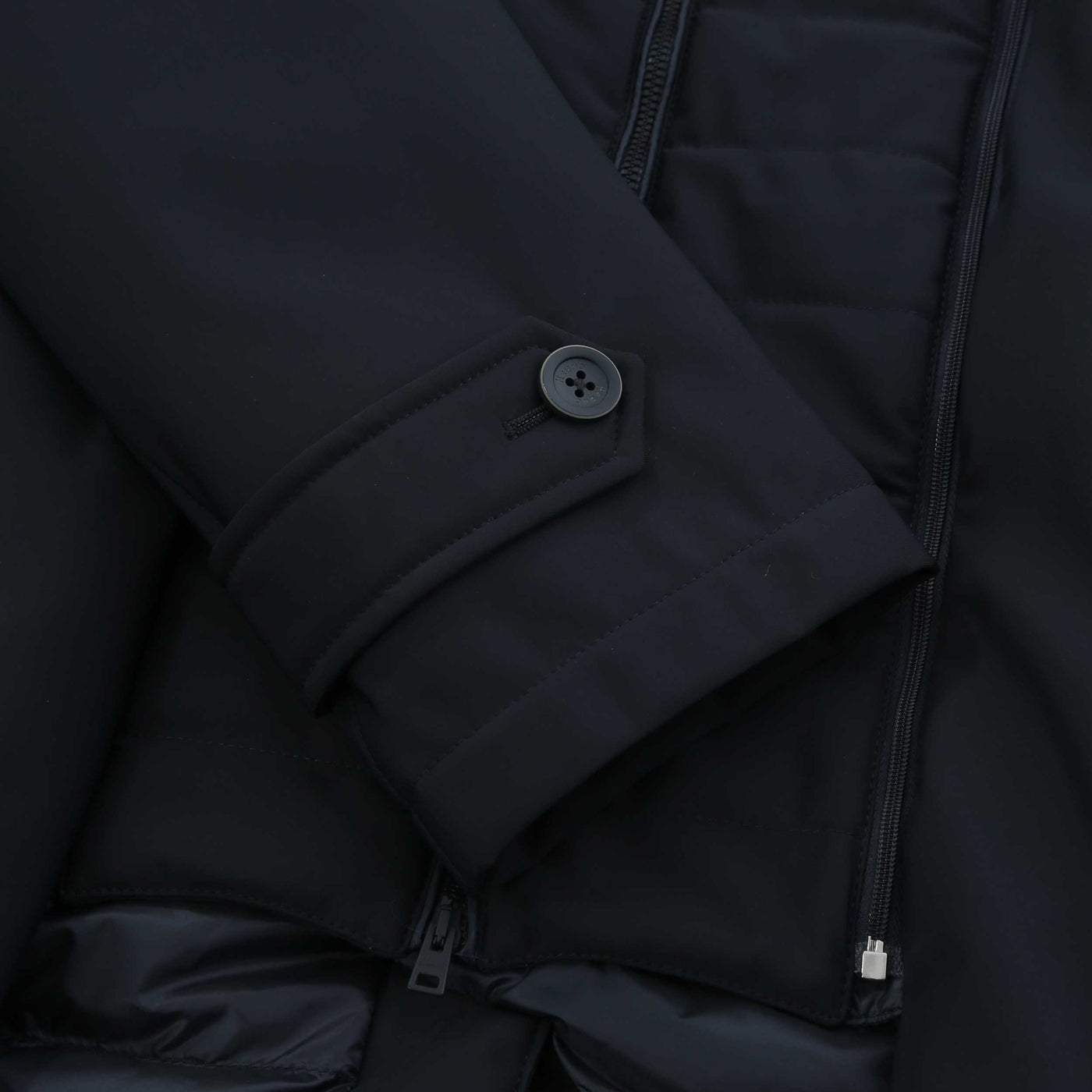 Herno Impermeabile Washington Jacket in Navy Cuff