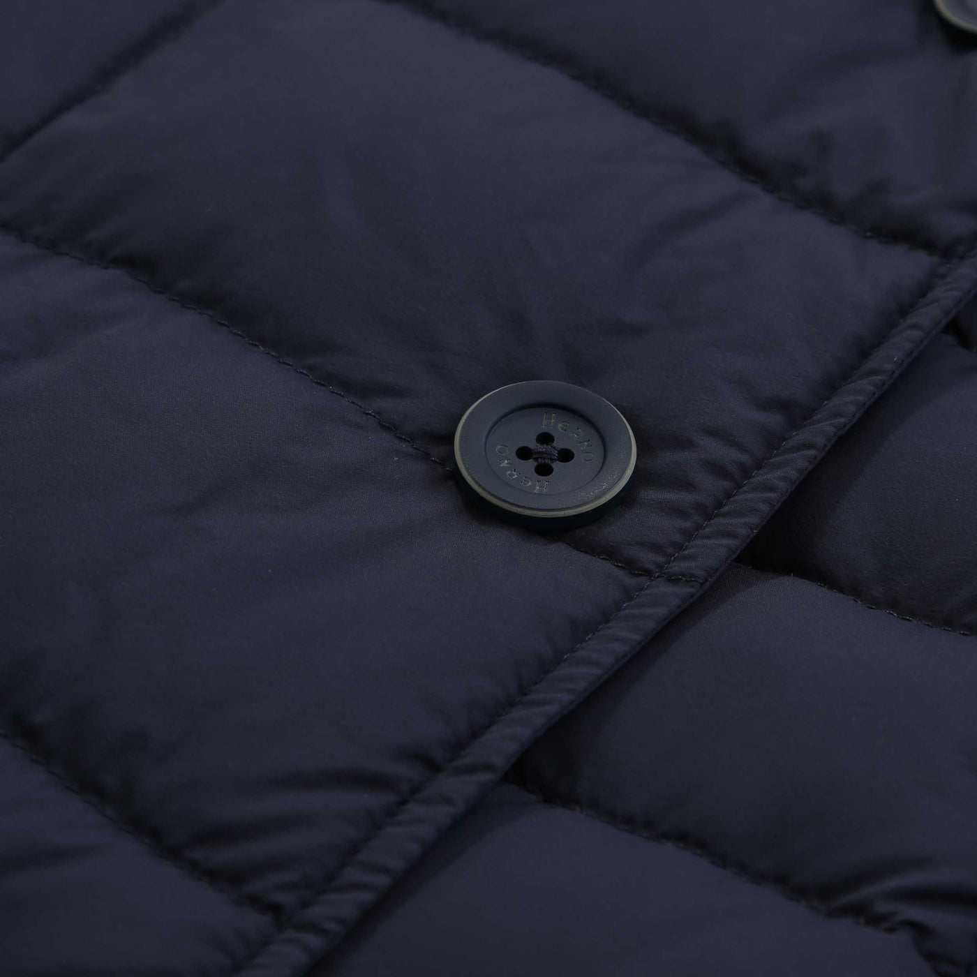 Herno La Giacca Jacket in New Blue Button