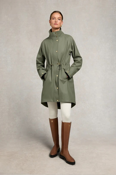 Holland Cooper Chartwell Rain Parka in Sage
