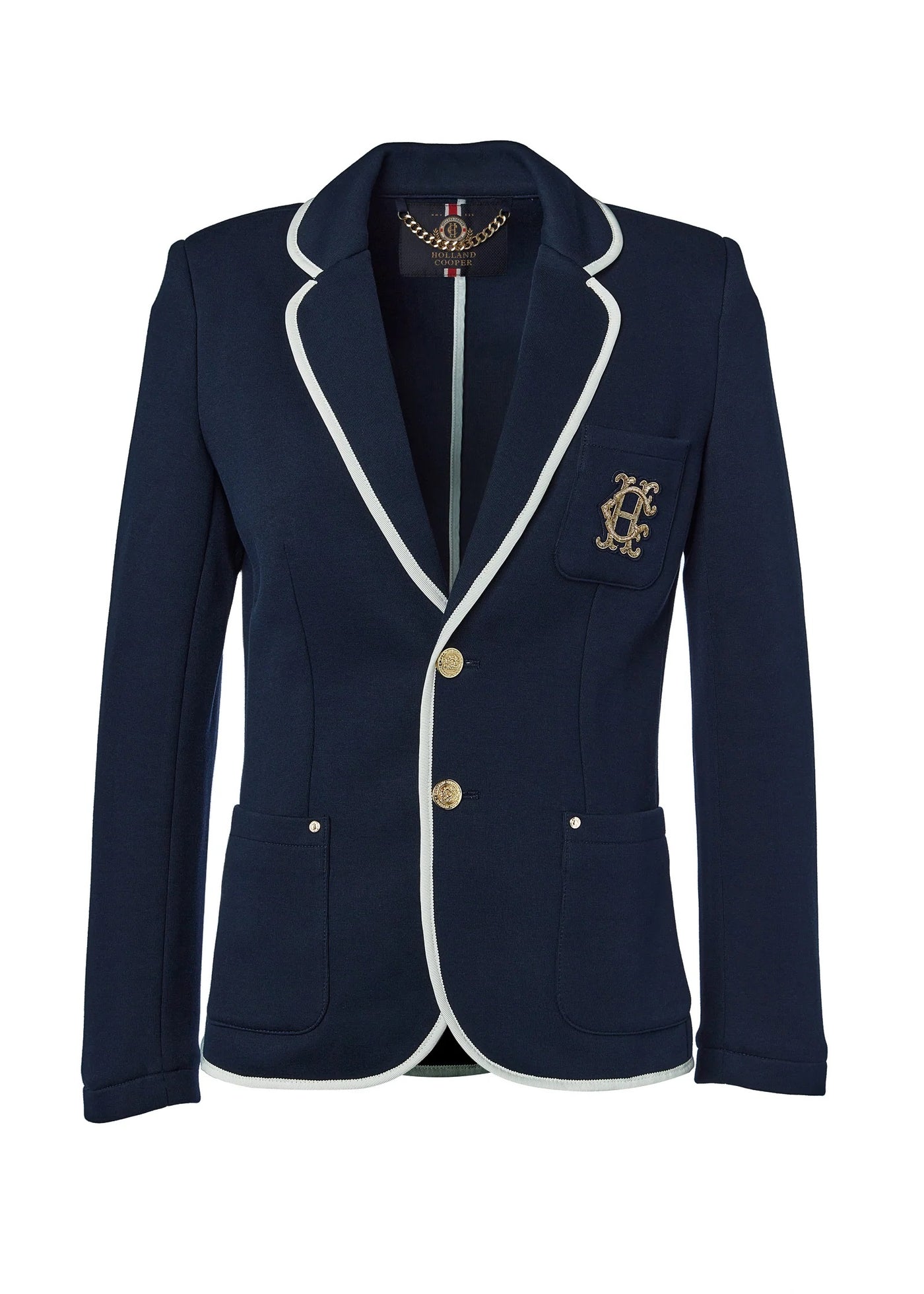 Holland Cooper Henley Ladies Blazer in Ink Navy Front