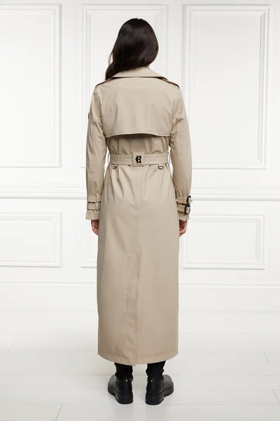 Holland Cooper Kendal Trench Coat in Stone Model Back