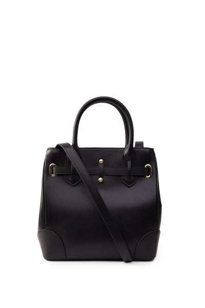 Holland Cooper The Brompton Mini Tote Bag in Black Back