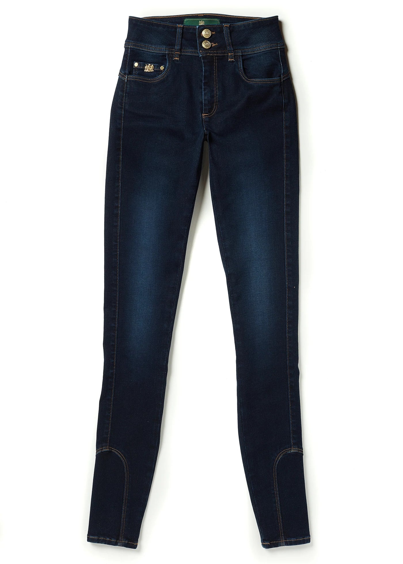 Holland Cooper Thermal Jodhpur Ladies Jean in Dark Indigo Front