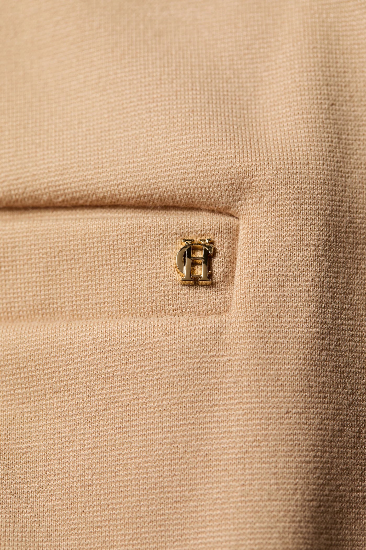 Holland Cooper Wide Leg Pant in Camel Camel Logo