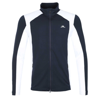 J.Lindeberg Banks Zip Mid Layer in JL Navy