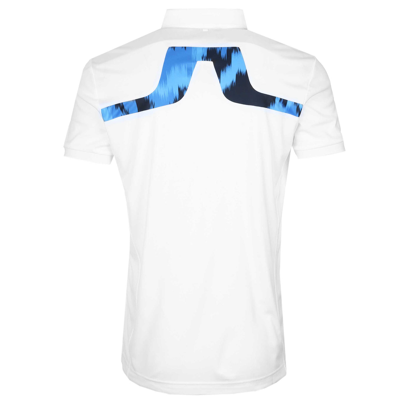 J.Lindeberg KV Print Polo Shirt in White Back