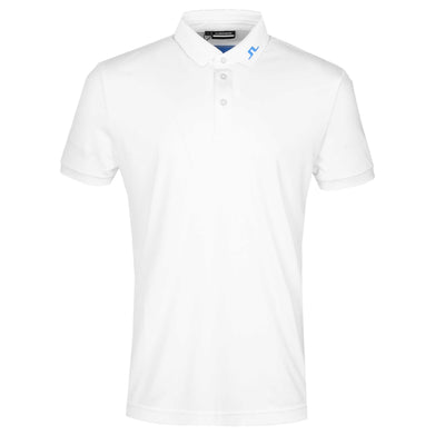 J.Lindeberg KV Print Polo Shirt in White