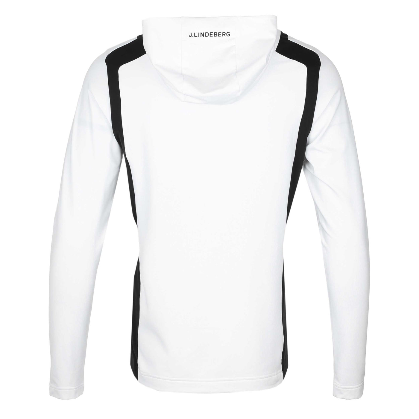J.Lindeberg Lukas Quarter Zip Hood in White Back