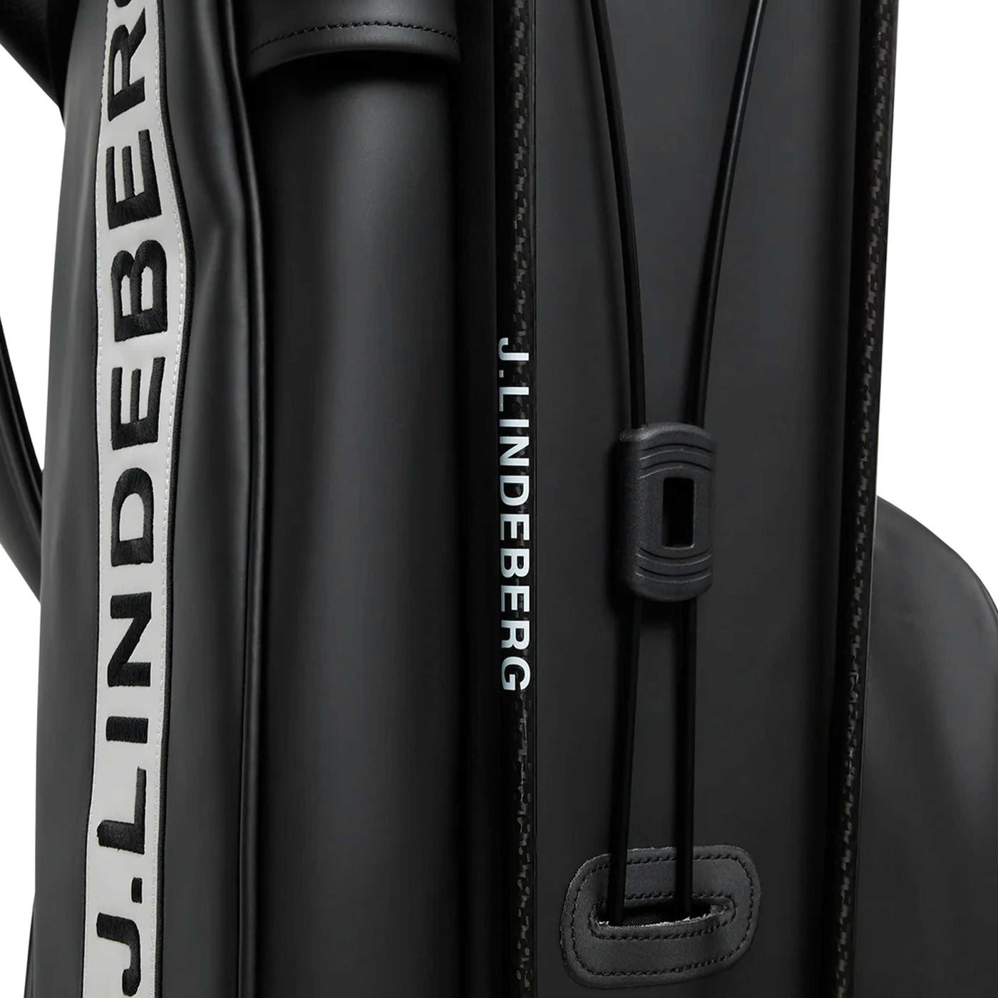 J.Lindeberg Sunday Stand Golf Bag in Black Logo