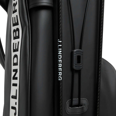 J.Lindeberg Sunday Stand Golf Bag in Black Logo