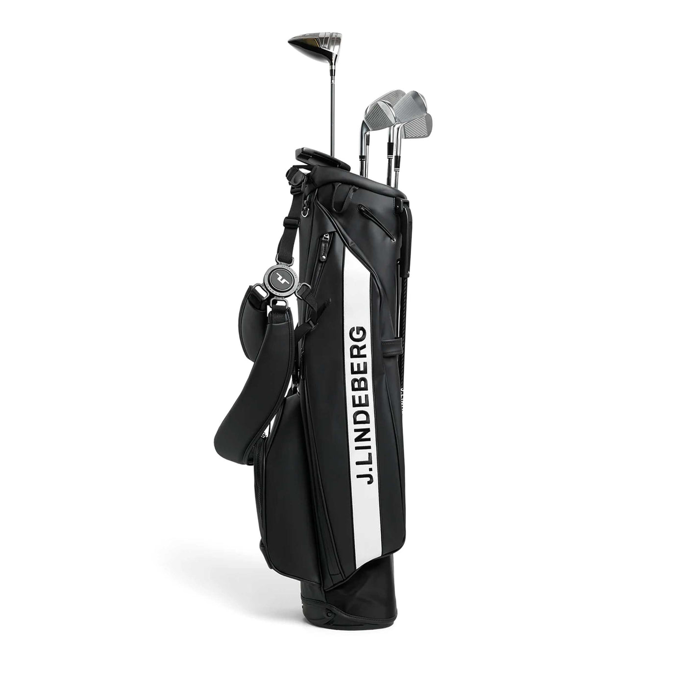 J.Lindeberg Sunday Stand Golf Bag in Black