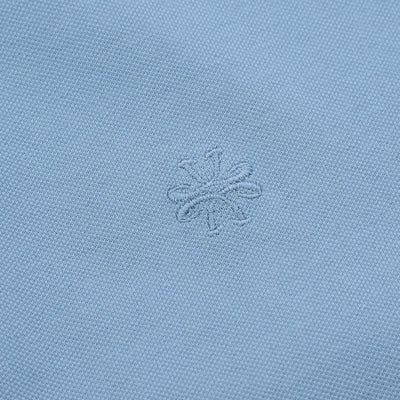 Jacob Cohen Tipped Polo Shirt in Sky Blue Logo