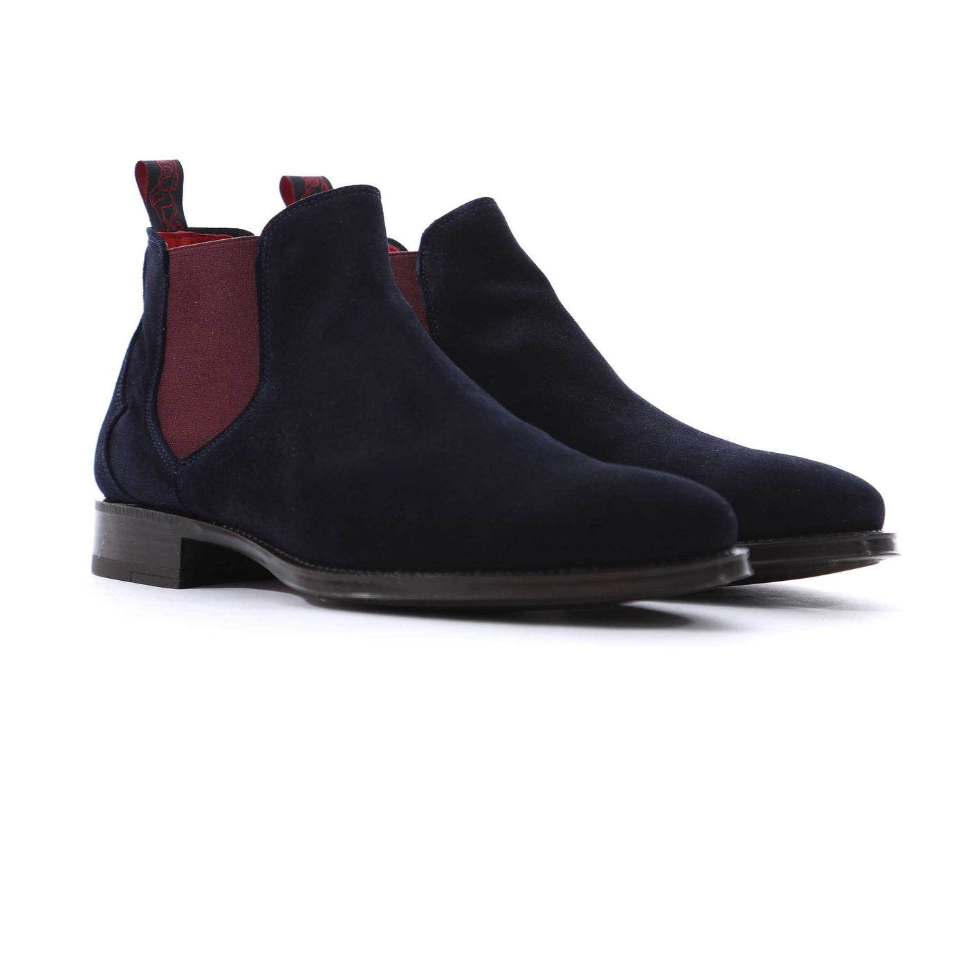 Jeffery West Nico Chelsea Boot in Navy Suede Pair