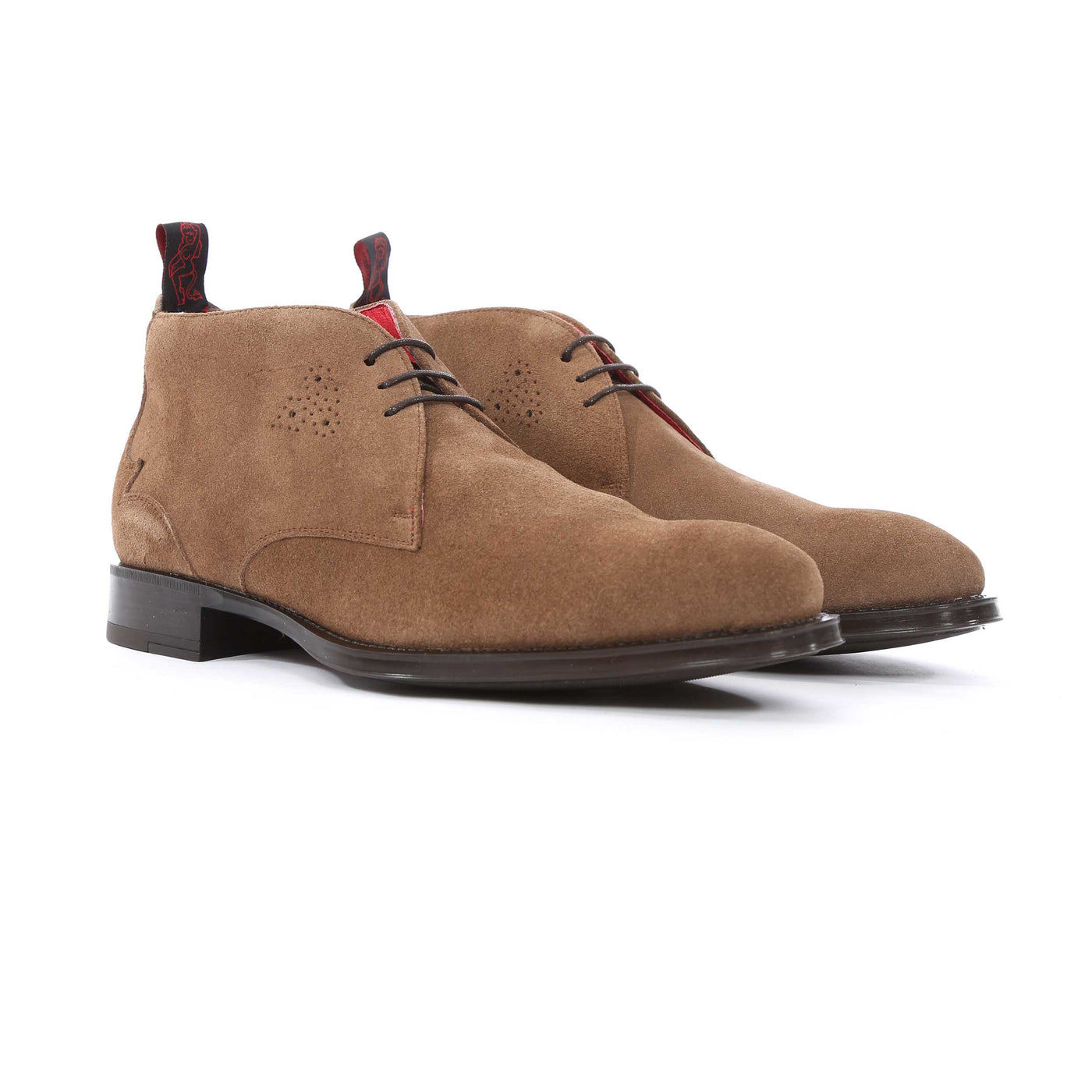 Jeffery West Nico Chukka Boot in Chocolate Suede Pair