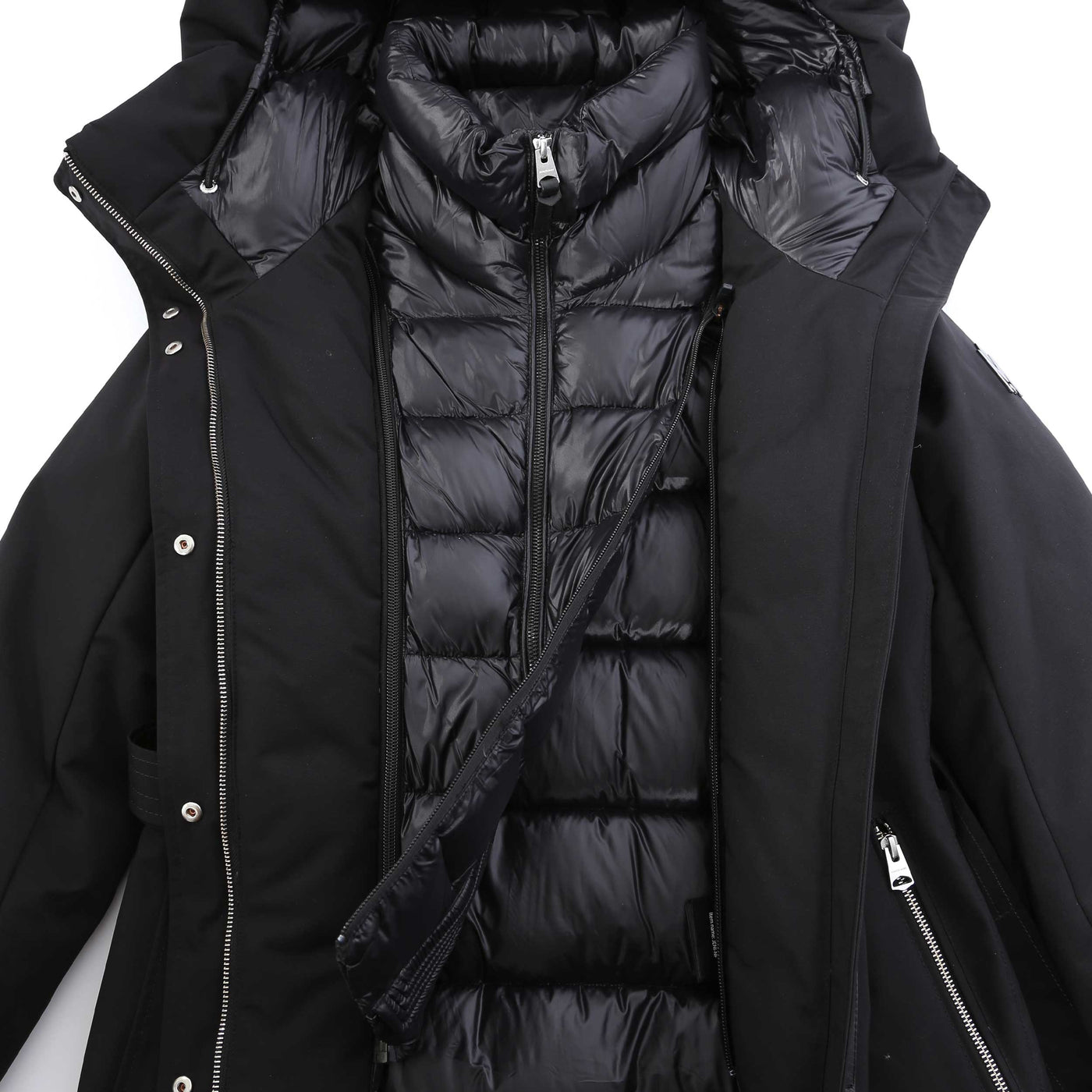 Mackage Jeni NF Ladies Jacket in Black Bib Removed