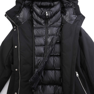 Mackage Jeni NF Ladies Jacket in Black Bib Removed