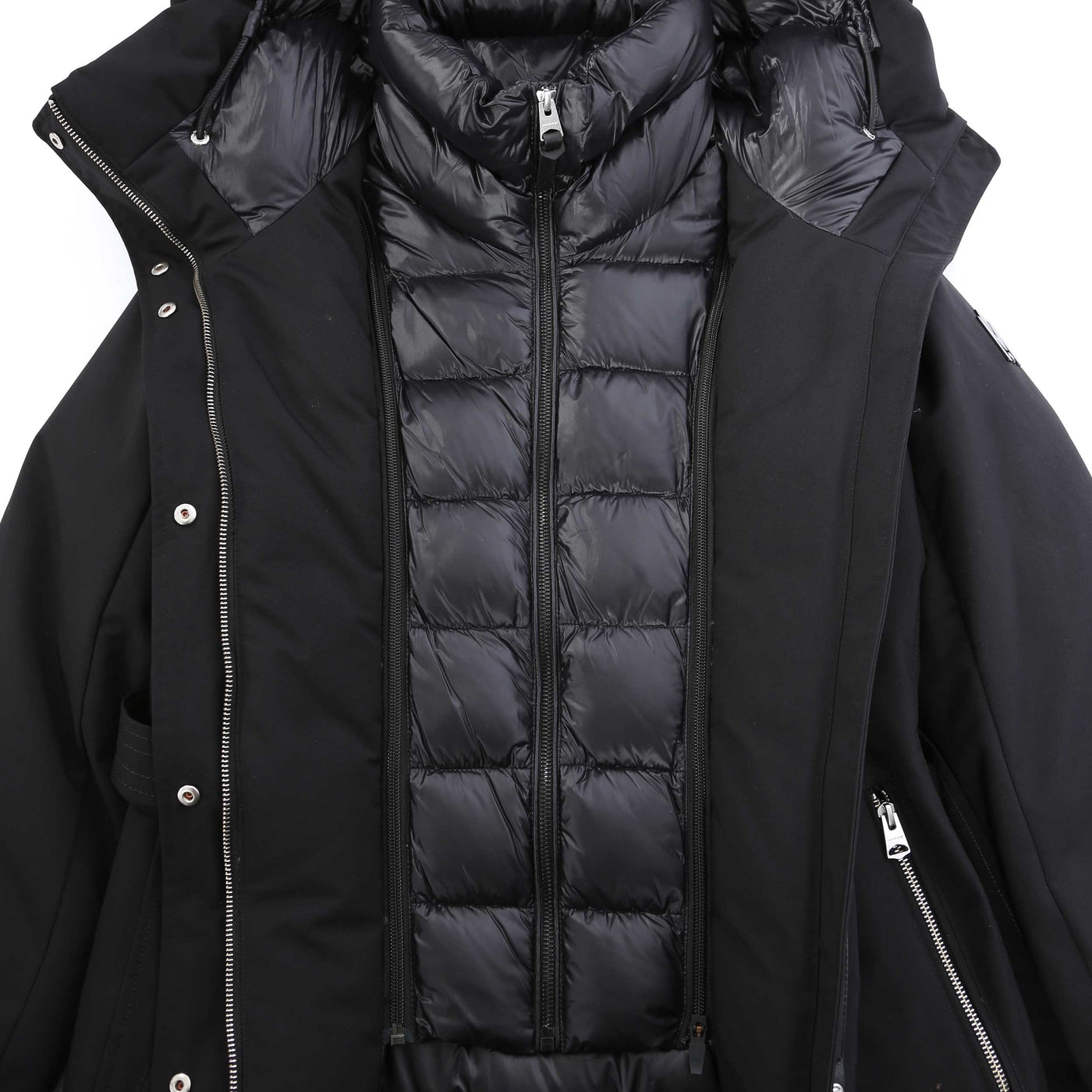 Mackage Jeni NF Ladies Jacket in Black Bib