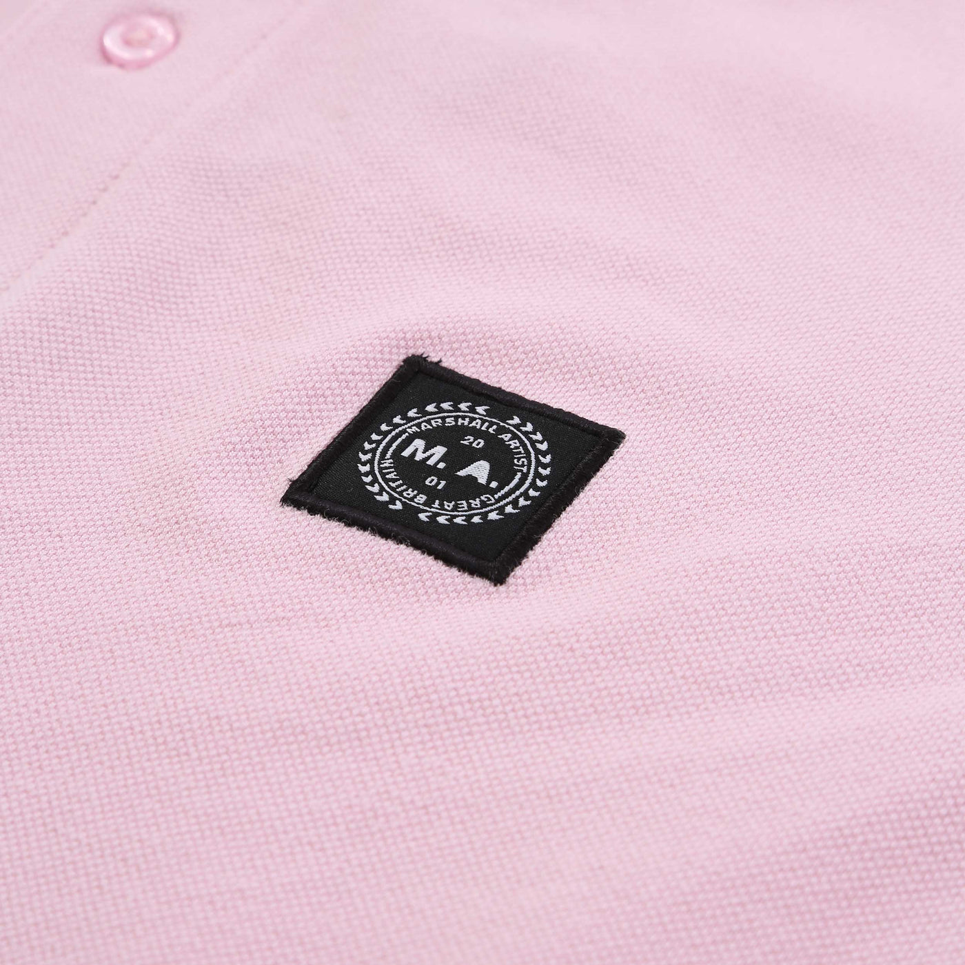 Marshall Artist Siren SS Polo Shirt in Pink Logo