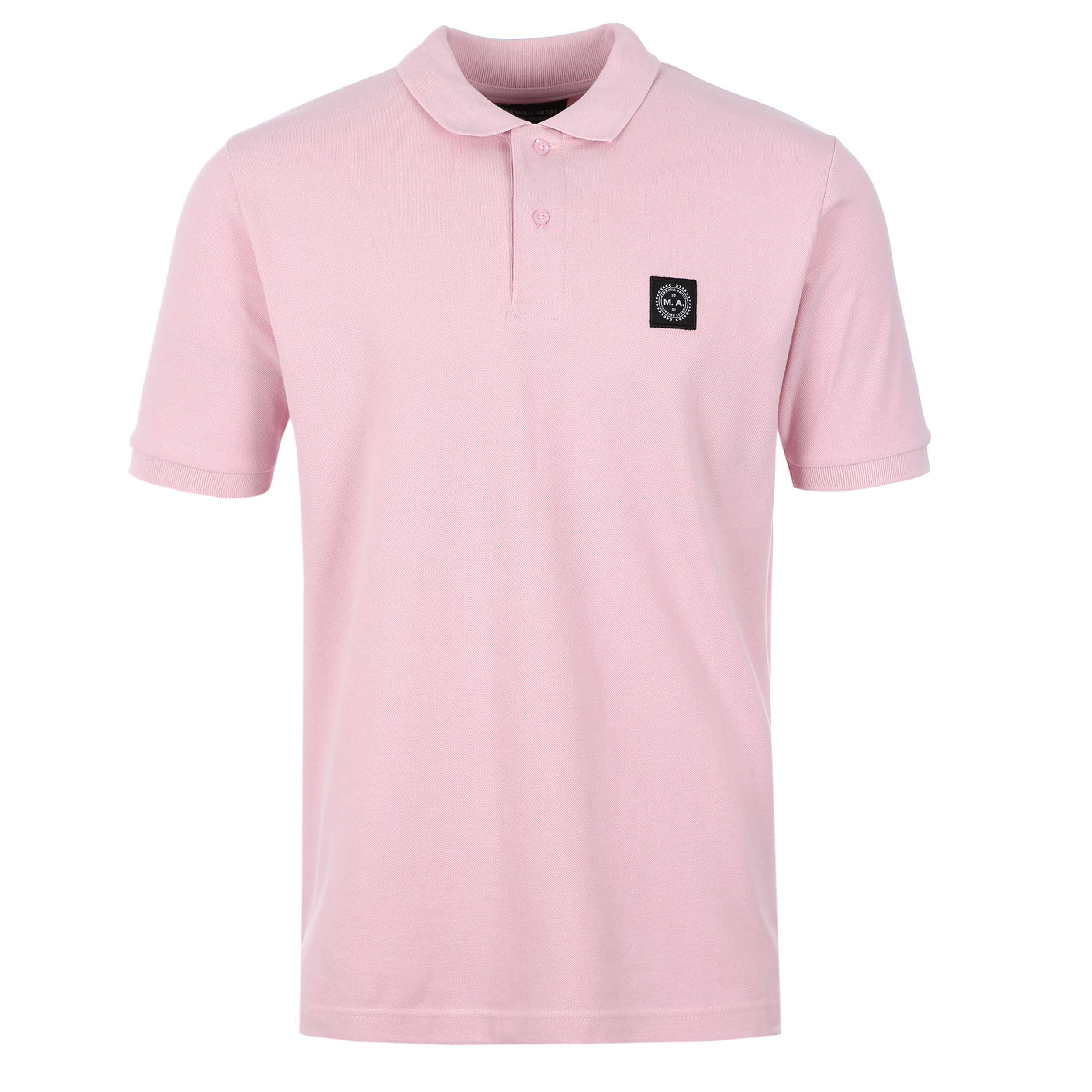 Marshall Artist Siren SS Polo Shirt in Pink