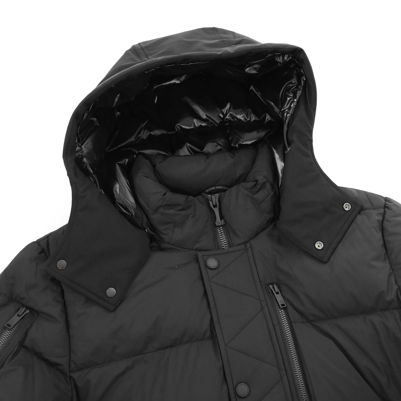 Moose Knuckles Everest 3Q Jacket in Black Hood