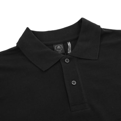 Moose Knuckles Everett Polo Shirt in Black Placket