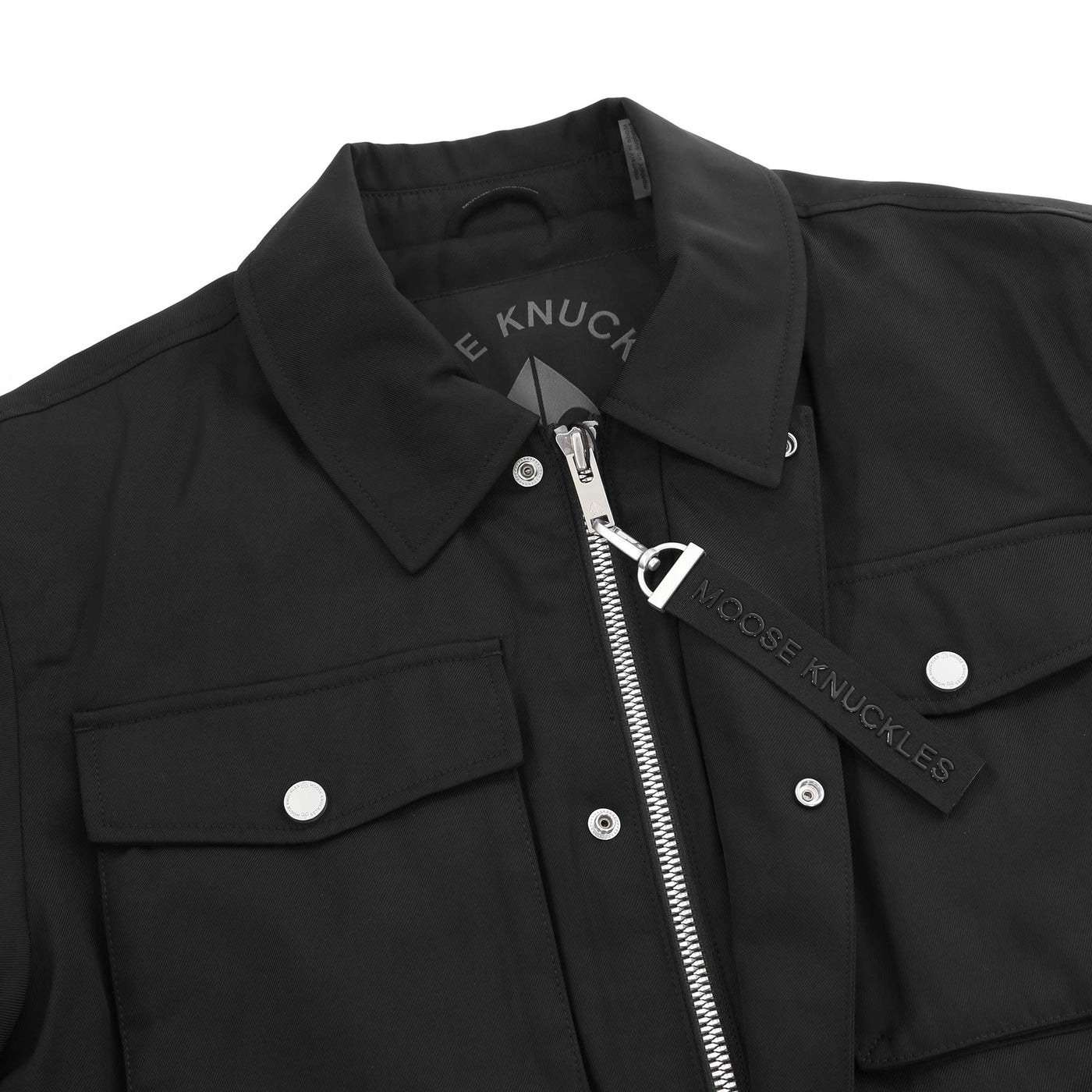 Moose Knuckles Jacque Ply Jacket in Black Zip