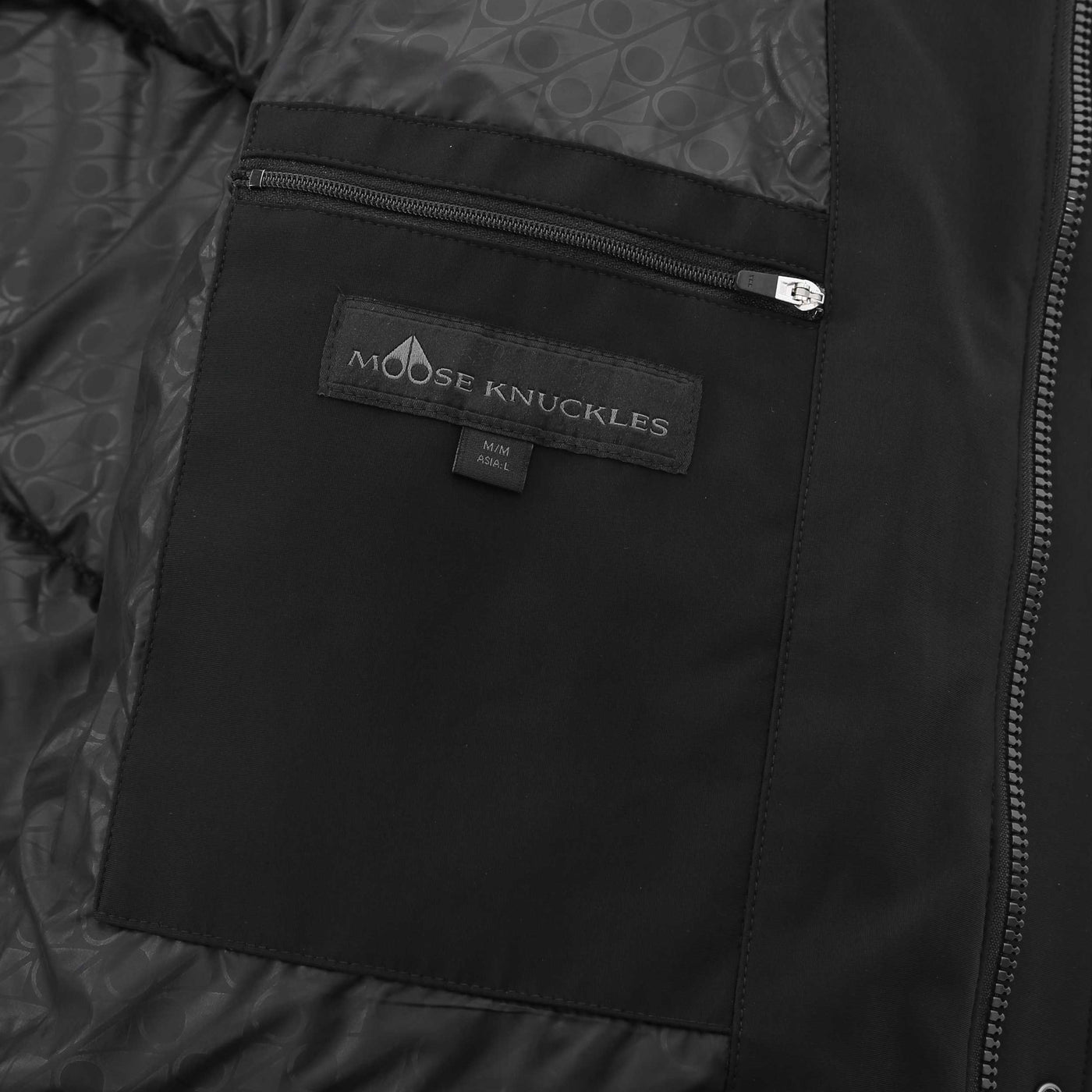 Moose Knuckles Valleyfield 2 Jacket in Black Inside Pocket