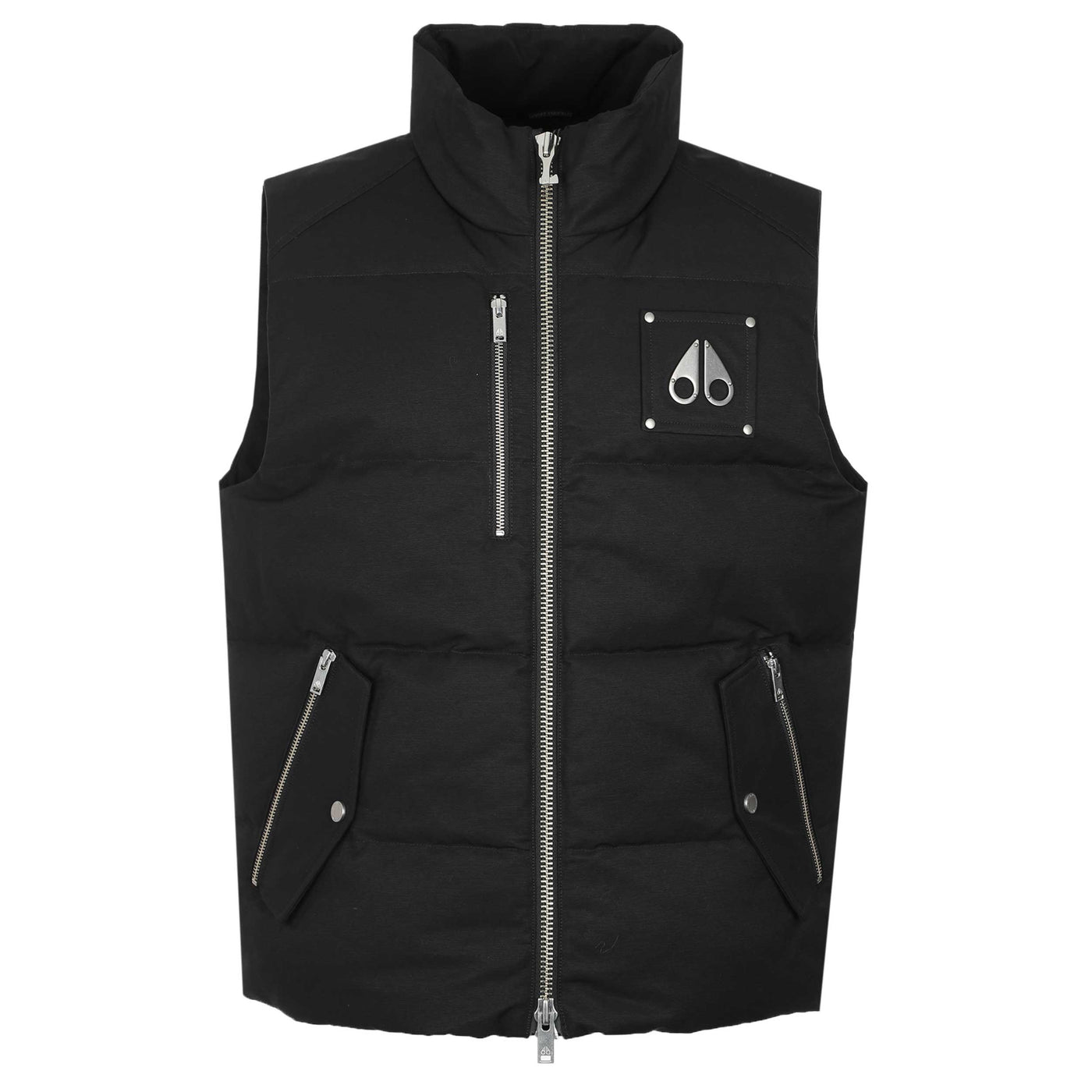 Moose Knuckles Westmount 2Tone Vest Gilet in Black