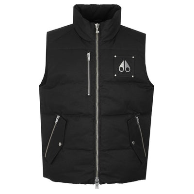 Moose Knuckles Westmount 2Tone Vest Gilet in Black
