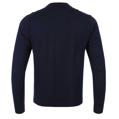 Oliver Sweeney Trefecca Cardigan in Navy Back