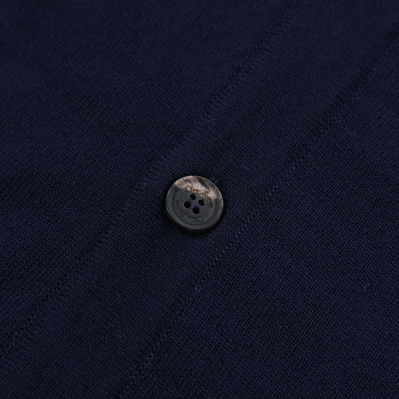 Oliver Sweeney Trefecca Cardigan in Navy Button