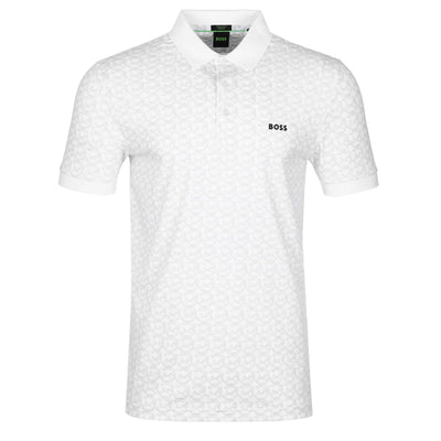 Paddy Striped C Polo Shirt in White