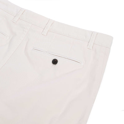 Pal Zileri Active Stretch Short in White Seat Pocket