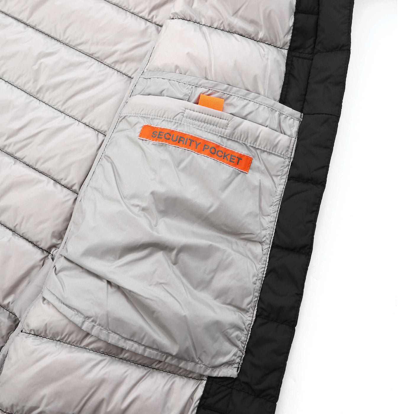 Parajumpers Omega Ladies Jacket in Black Inside Detail