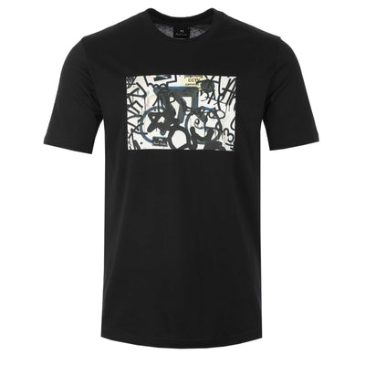 Paul Smith B&W Bike T Shirt in Black