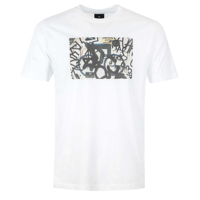 Paul Smith B&W Bike T Shirt in White