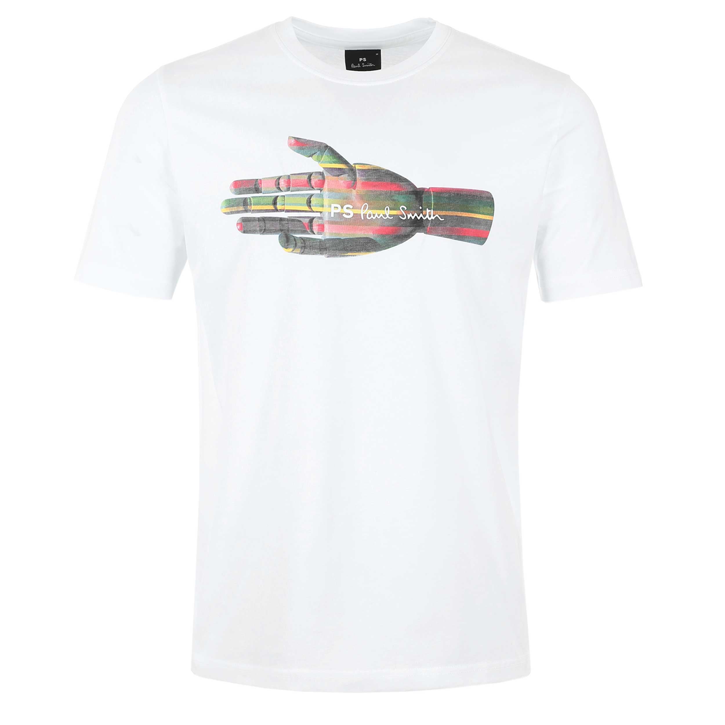 Paul Smith Hand T Shirt in White