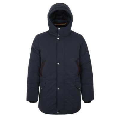 Paul Smith Hooded Down Jacket in Navy