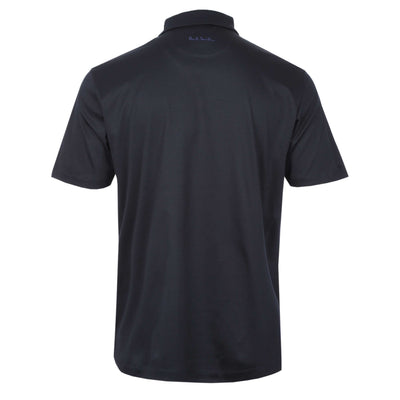 Paul Smith Interlock Polo Shirt in Navy Back