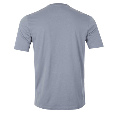 Paul Smith Label T Shirt in Grey Back