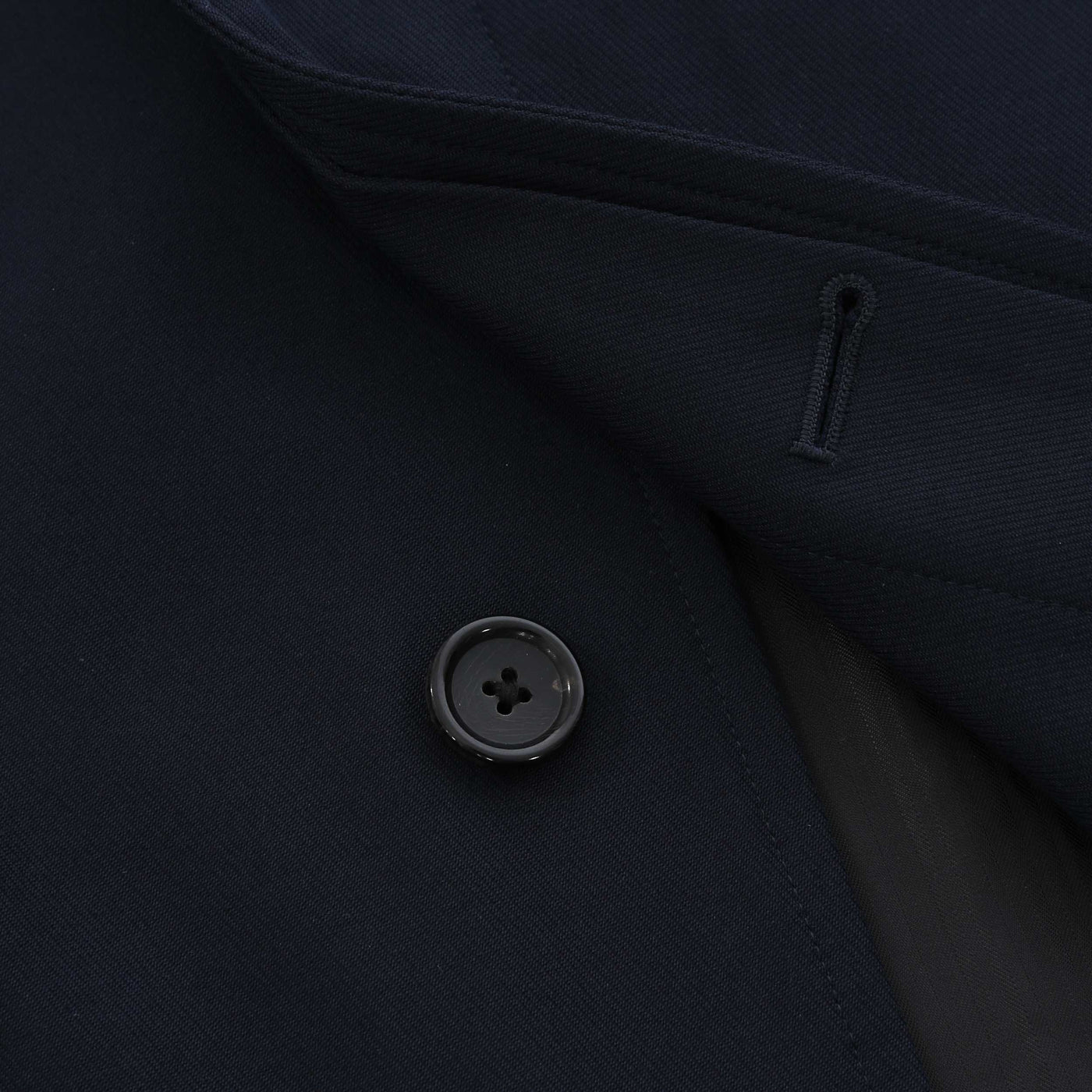 Paul Smith Overcoat in Dark Navy Button 2