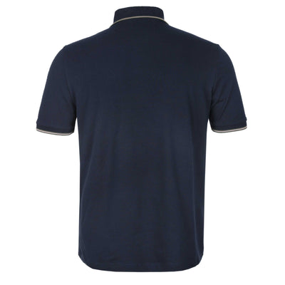 Paul Smith Reg Fit Polo Shirt in Dark Navy Back