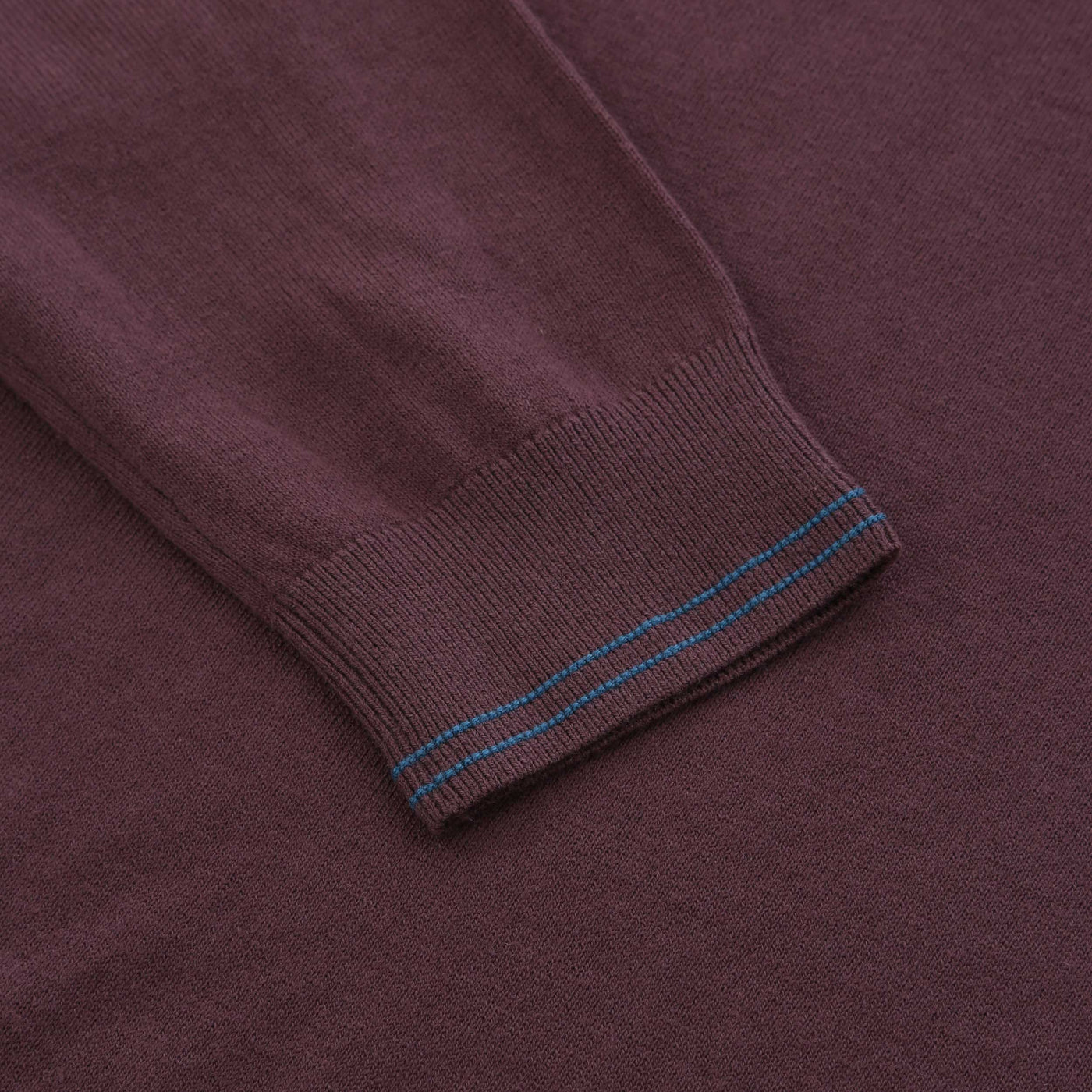 Paul Smith Roll Neck Zeb Bad Knitwear in Plum Cuff