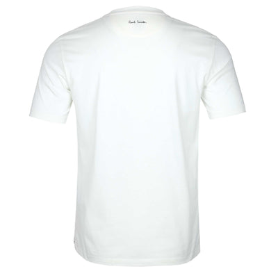 Paul Smith Shadow Logo T Shirt in White Back