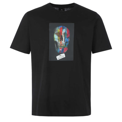 Paul Smith Skull T Shirt in Black