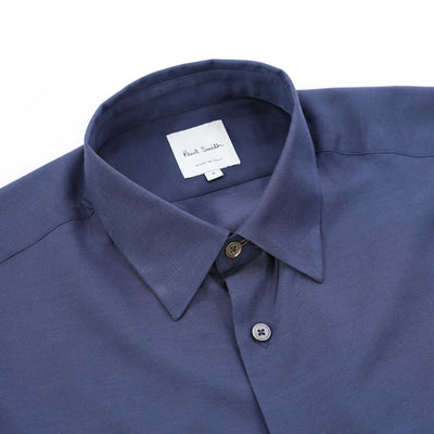 Paul Smith Slim Fit Shirt in Navy Collar